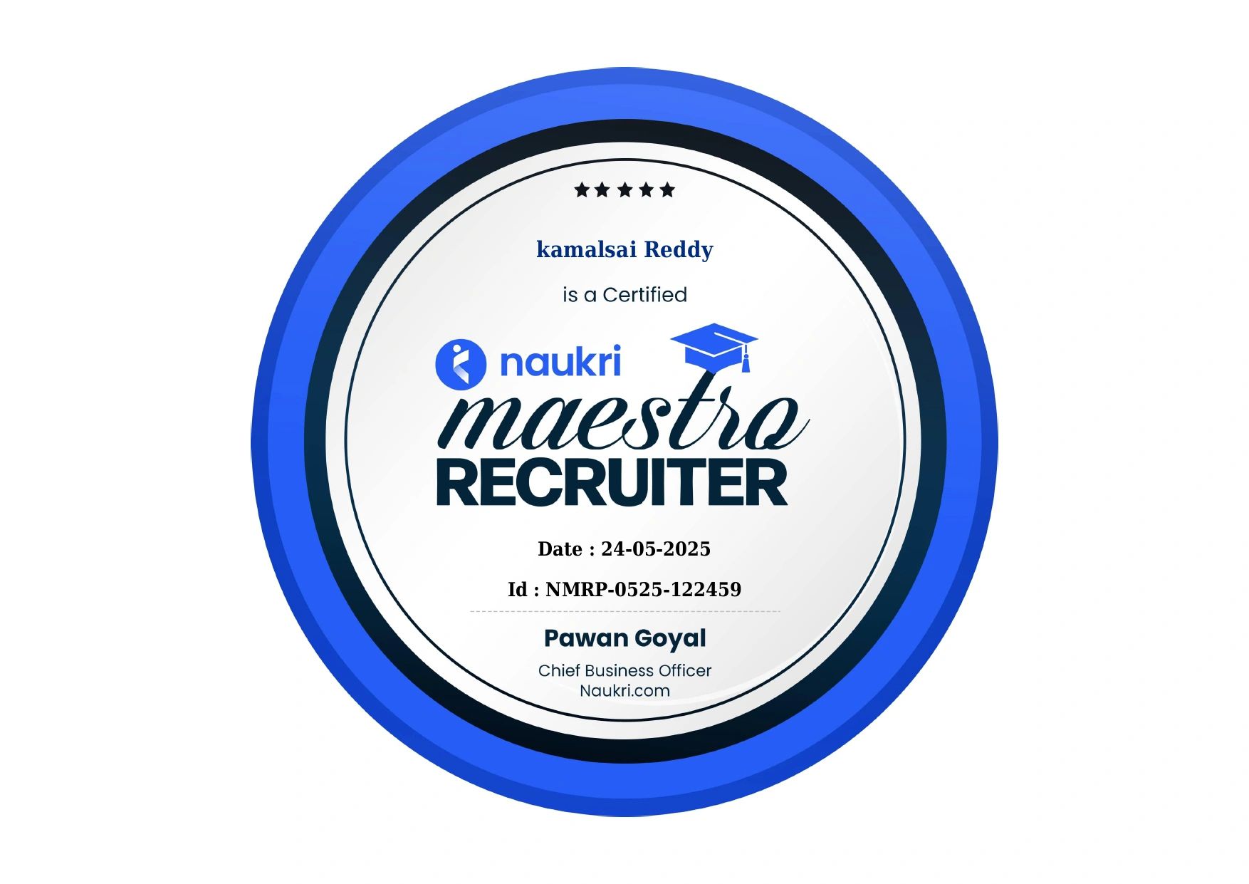 HR Course Certificate